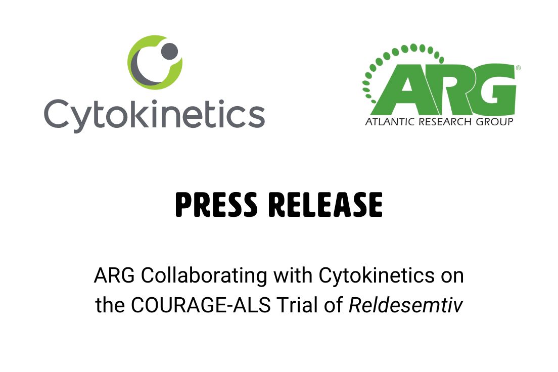 ARG Collaborating with Cytokinetics on the COURAGE-ALS Trial of Reldesemtiv