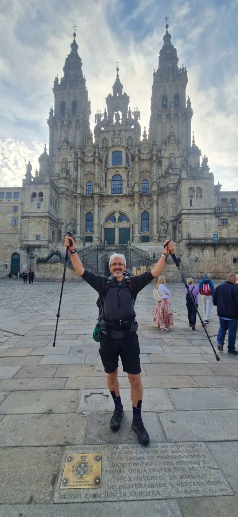 Ignazio Di Giovanna on his 500 mile trek of the Camino de Santiago